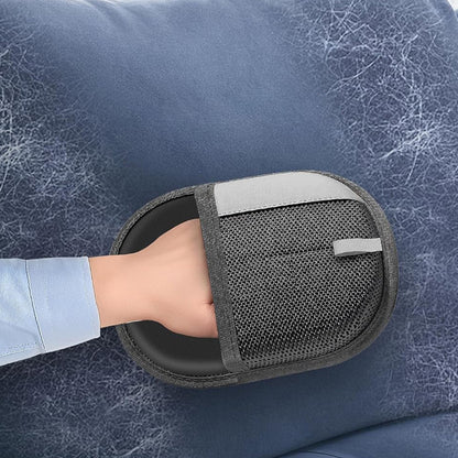 2Pcs Pet Hair Remover Gloves Cats Dogs Hair Remover for Laundry Couch Furniture Carpet-Black