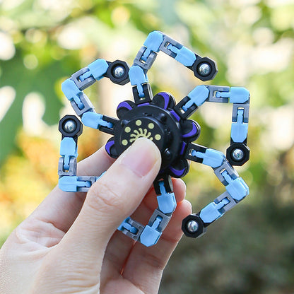 4PCS Transformable Mechanical Gyro Fidget Spinner Toy for Kids