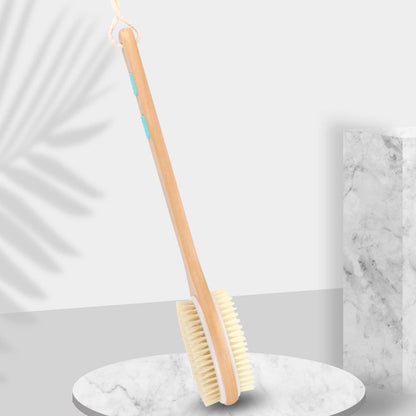 Dry Brushing Body Brush ¨C Back Scrubber for Shower Exfoliating Bath Bristle Brush
