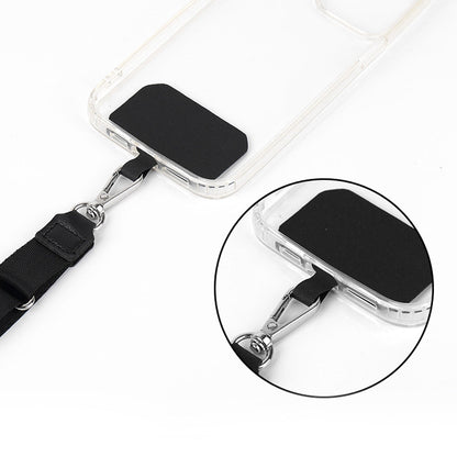 Anti-lost Mobile Phone Lanyard Set Universal  Crossbody Hanging Strap Rope Black