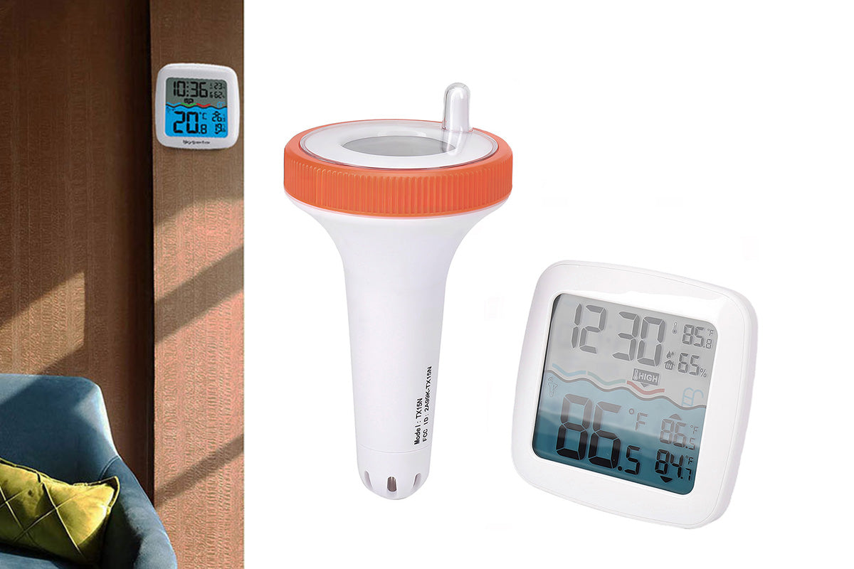 Waterproof Pool Thermometer Digital Pool Thermometer Floating for Swimming Pool