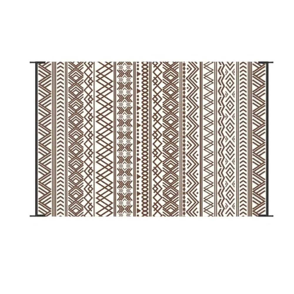 Geometric Pattern Floor Mat Camping Mat for Outdoor Patio Picnic Beach Style 4