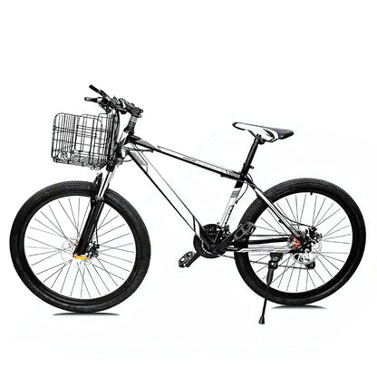 Foldable Bicycle Basket Front & Rear Hanging Storage Rack for Mountain Bike Black