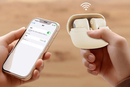 Bluetooth 5.3 Wireless Earbuds Hanging Ear Headphone With ENC Noise Canceling technology