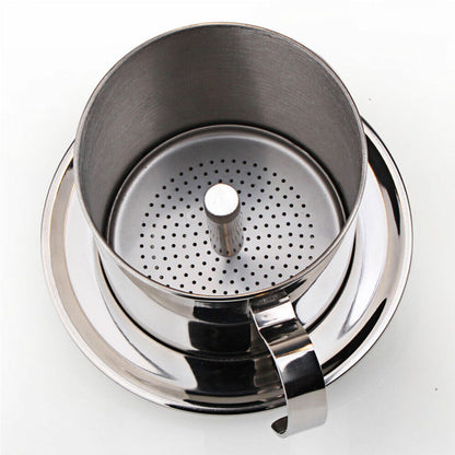 Stainless Steel Coffee Maker Pot Vietnamese Coffee Drip Single Cup Coffee Drip Brewer