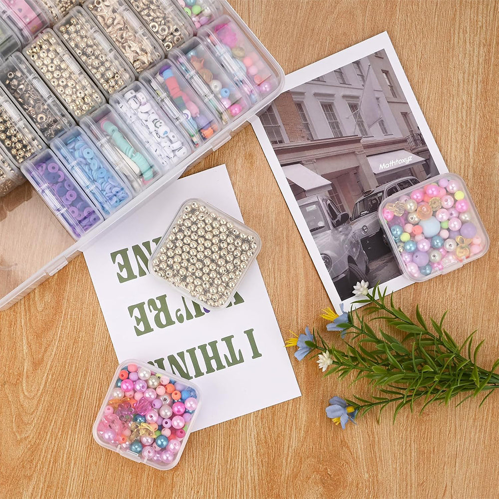 30Pcs Small Beads Organizers and Storage Bead Organizer Box for Bracelet Craft