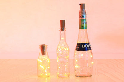 8Pcs 2m Solar Wine Bottle Light 20 LED Solar Cork String Light Fairy Light Wire Light