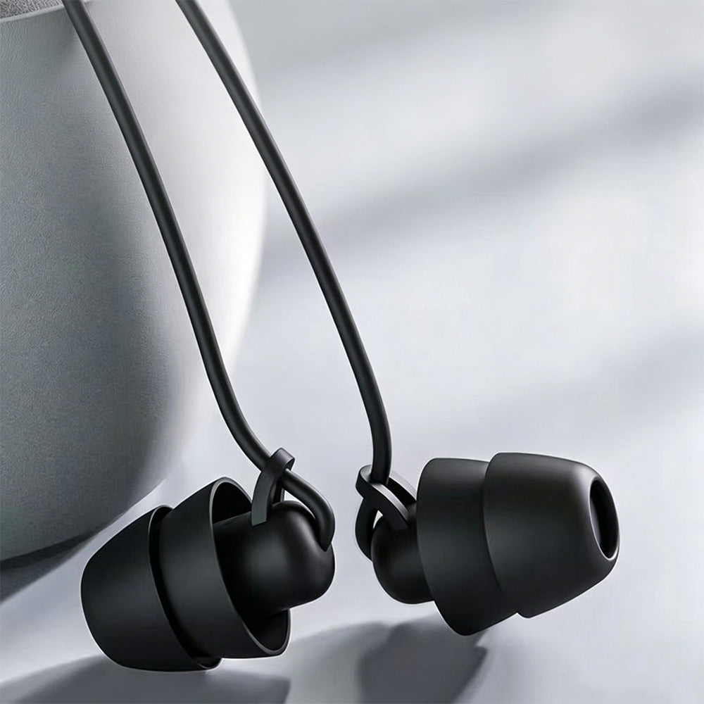 Wired Sleep Headphones in Ear Ultra Lightweight for Side Sleeper-Black