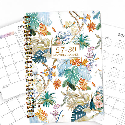 2 Pack 2027-2030 Monthly Planner A5 Four-Year Planner with To-Do List Notes Cat Floral