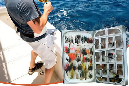 Fly Fishing Advent Calendar 24 Days Fishing Lure Blind Box Holiday Gift for Anglers