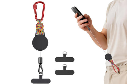Anti-theft Phone Tether Mobile Phone Lanyard - Red