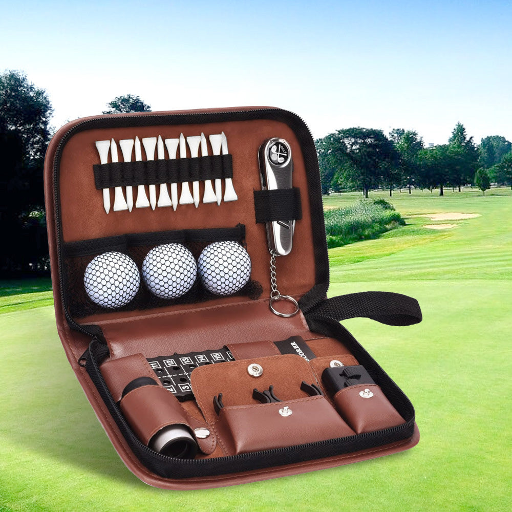 Portable Golf Accessories Set Tool Kit with Carrying Case