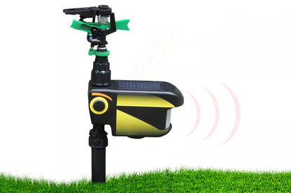 Motion Activated Sprinkler Animal Repellent for Yard Solar Powered Deer Cat and Squirrel Deterrent
