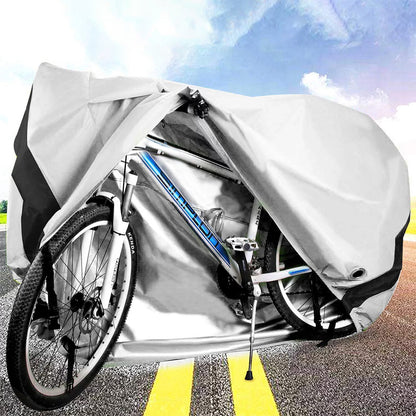 210D Waterproof Bike Cover with Lock Hole for Outdoor Storage