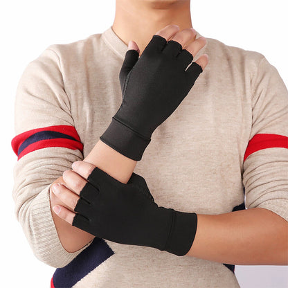 Copper Infused Compression Arthritis Gloves Wrist Finger Joint Pain Relief for Men Women