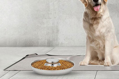 Stainless Steel Pet Feeder Bowl Dog Slow Food Bowl