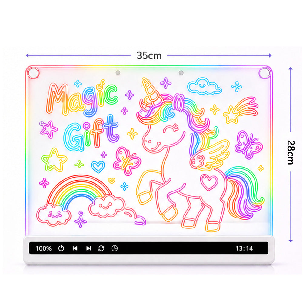 Rechargeable LED Drawing Board with 8 Colors