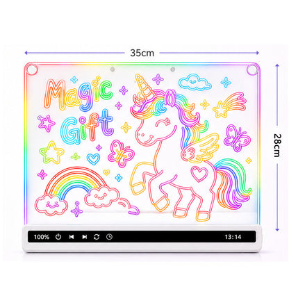 Rechargeable LED Drawing Board with 8 Colors