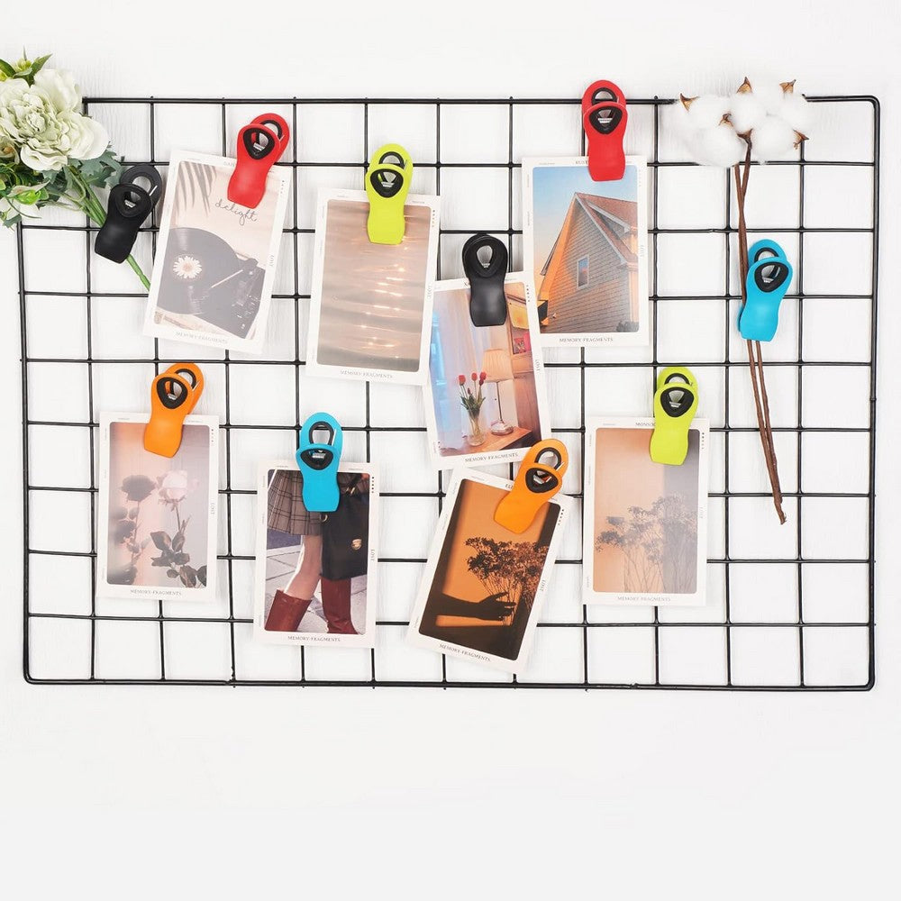 10Pcs Chip Clips Magnetic Bag Clip for Food Storage Clothes Pins Garden