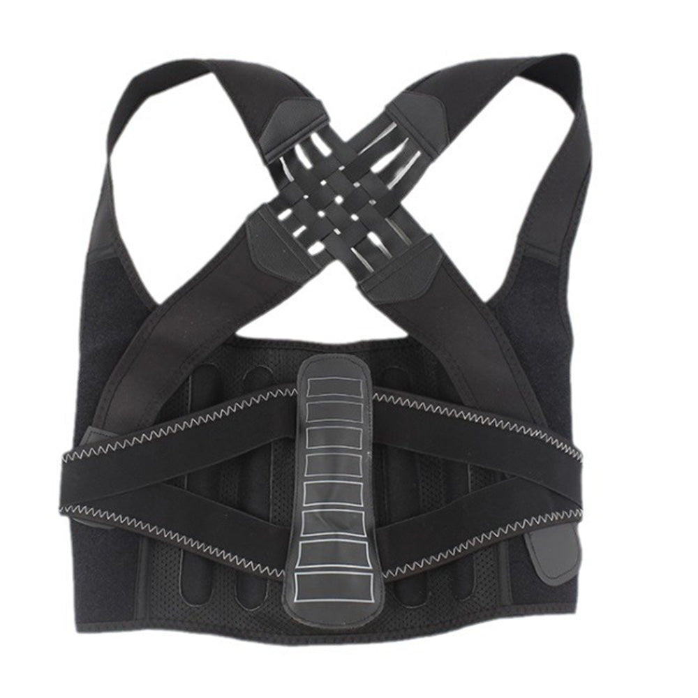 Adjustable Back Posture Corrector Low Back Support Shoulder Brace Belt for Women Men