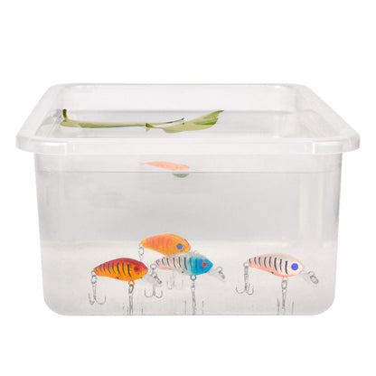 9Pcs Colorful Fishing Lures Small Fake Fishing Bait Freshwater Fishing Tackle Kit for Bass Trout Perch