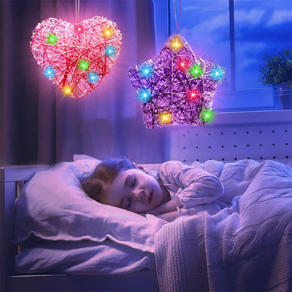 3D String Art Kit for Kids Light Up String Light Toys Arts and Crafts Set