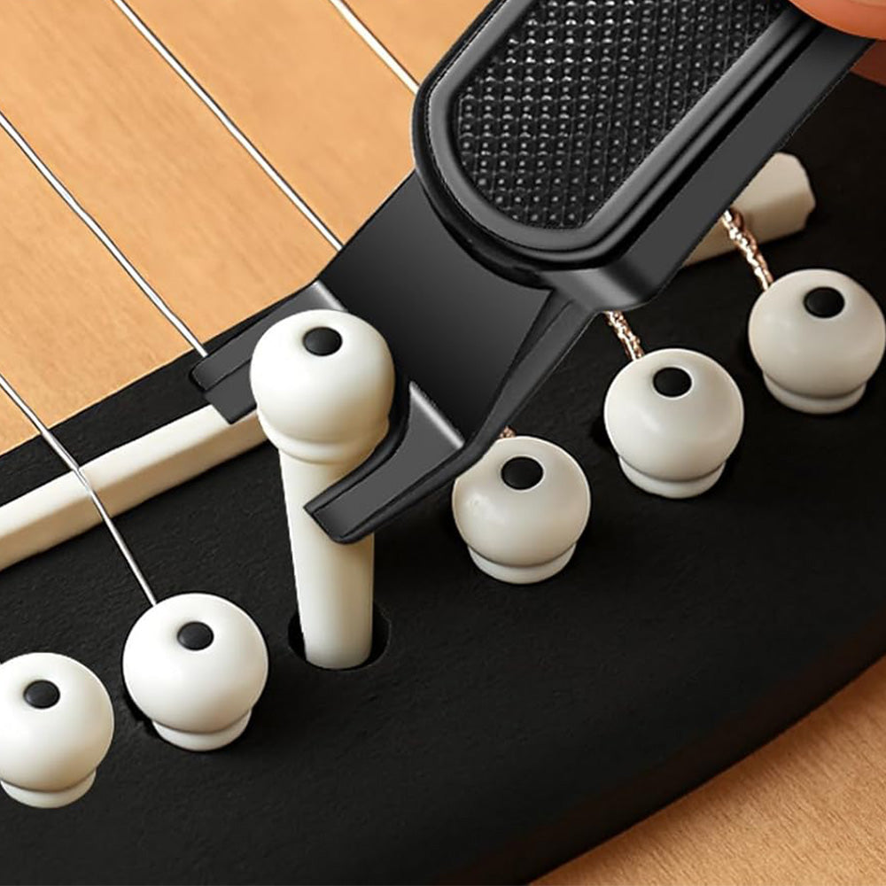 2Pcs 3 in 1 Guitar String Winder and Cutter Pin Puller Electric Acoustic Guitar Tool