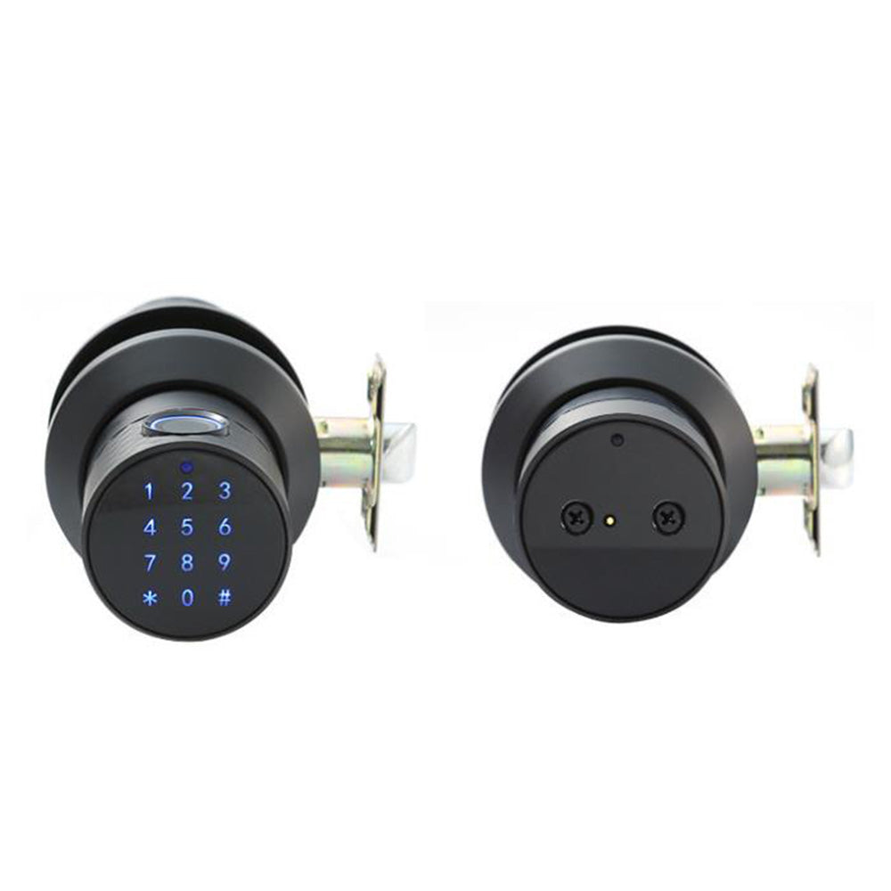 4-in-1 Smart Electronic Keypad Fingerprint Door Knob Entry Door Lock Touch Code Keyless Deadbolt