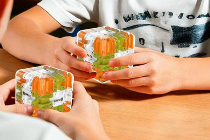 3D Rubik Race Game Educational Sensory Toys Rubik's Puzzle Brain Teaser-Orange