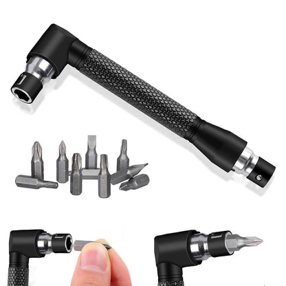 17Pcs Set Flexible Drill Bit Extension Screwdriver Bits for Narrow Space Working