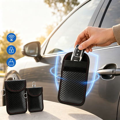 3 Piece Carbon Fiber Key Fob Holders