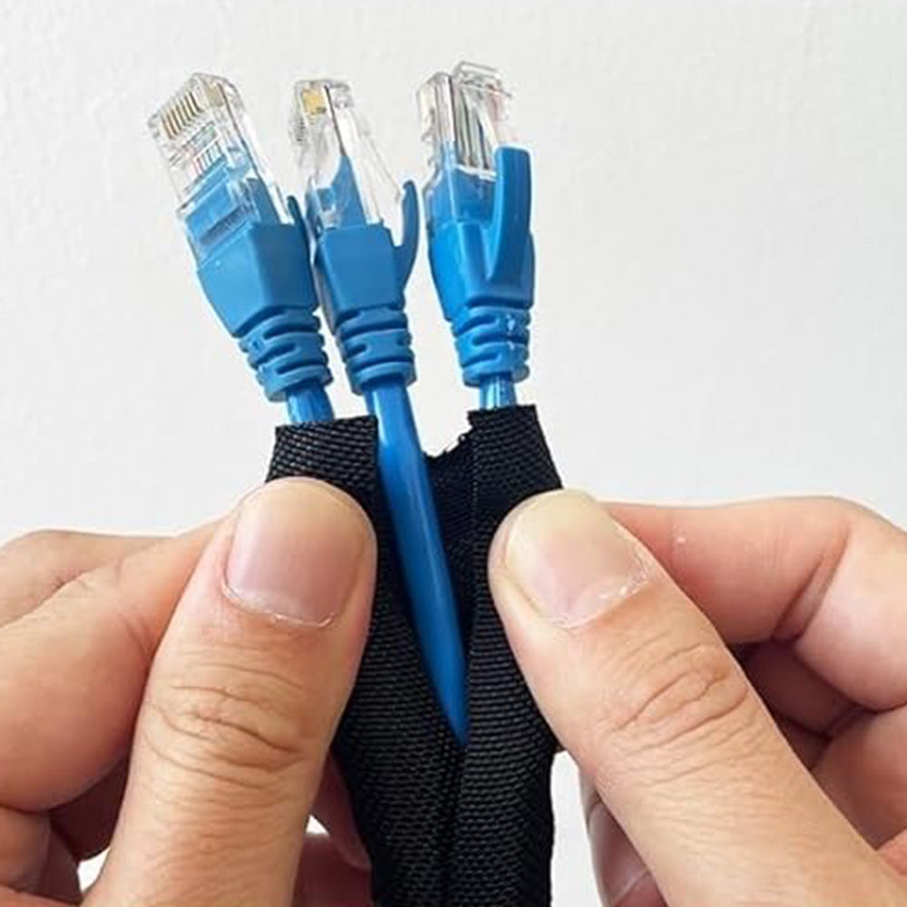 No Chew Cord Protector for Pets Bite Resistant Cable Sleeve for Cats Dogs Rabbits