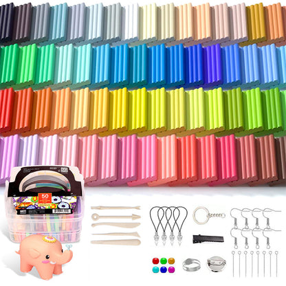82-Color Air Dry Clay Modeling Set for Kids with Sculpting Tools