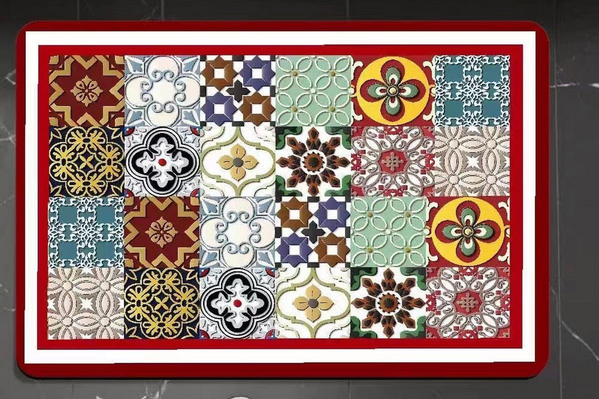 Diatomaceous Earth Shower Mat Non-Slip Super Absorbent Quick Drying Bathroom Floor Mat-Empty Alley