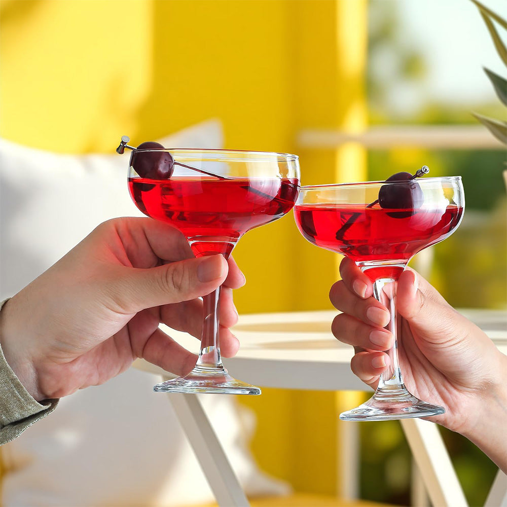 6Piece Martini Coupe Cocktail Glass Set 235ml