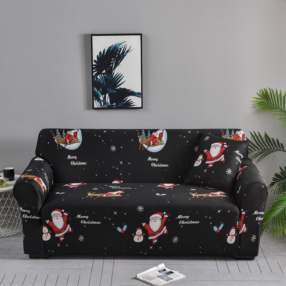 Christmas Stretch Sofa Cover Lounge Slipcover Protector Couch Cover Style 4