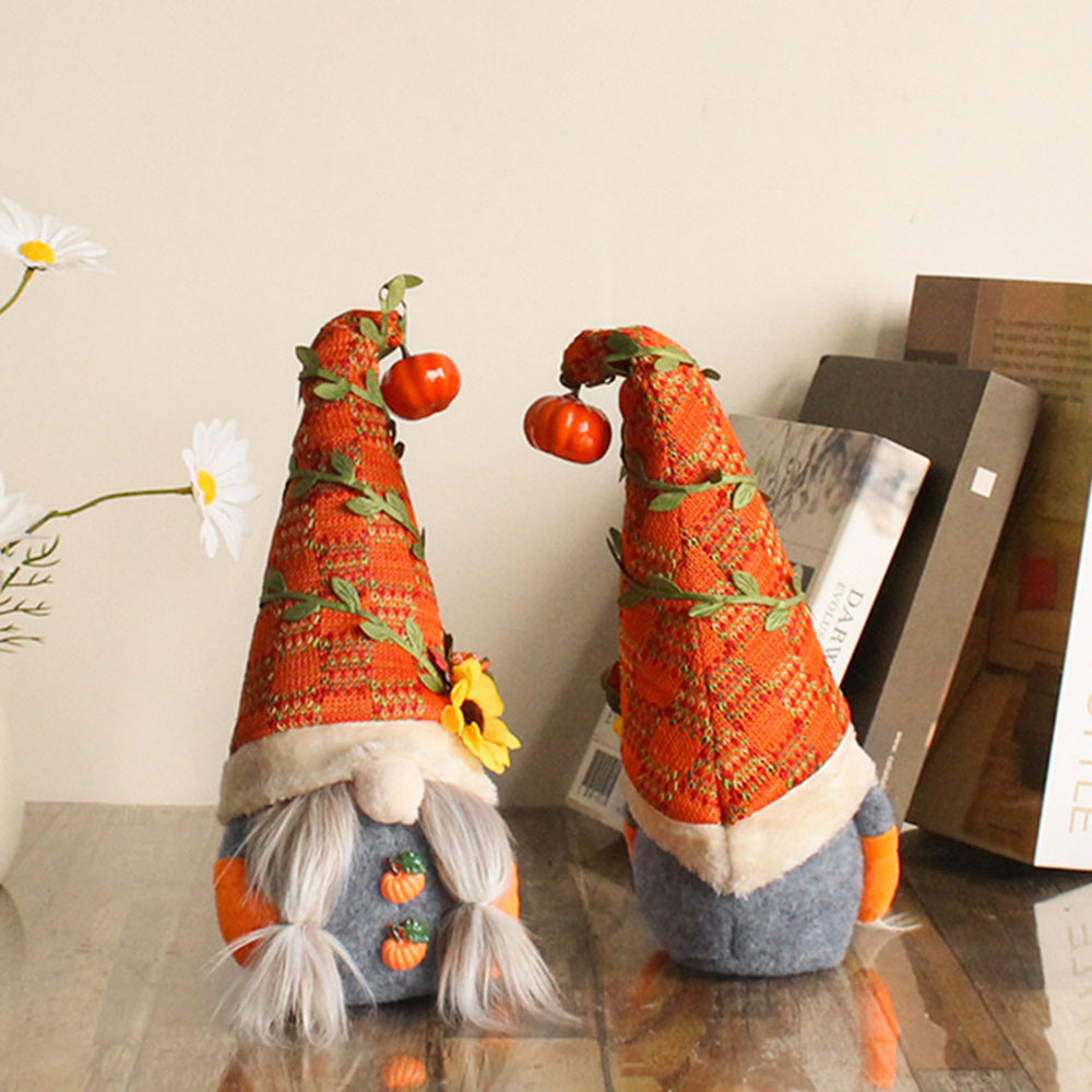 2PS Fall Decorations for Home ¨C Thanksgiving Decor with Fall Pumpkin Gnomes Plush Dolls
