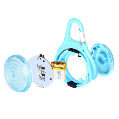 4-Mode Dog Collar Light for Night Walking Rechargeable Pet Collar LED Light Blue