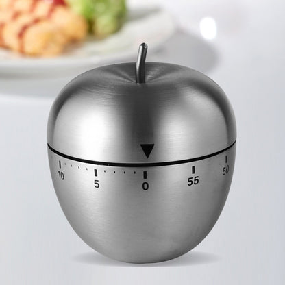 Stainless Steel Kitchen Timer Mechanical Apple Timer