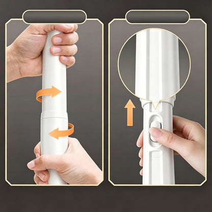 No Drilling Closet Rod 70-120cm Telescopic Clothes Rod for Closet Wardrobes
