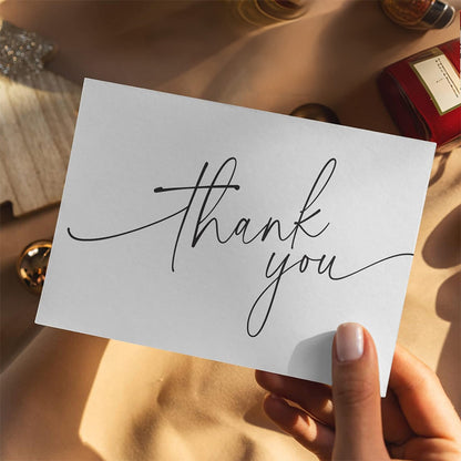 40 Thank You Cards with 40 Envelopes and 42 Stickers