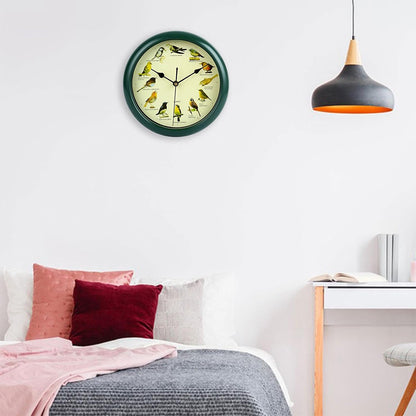 13 Inch Singing Bird Clock Wall Clock and Desk Sound Clock