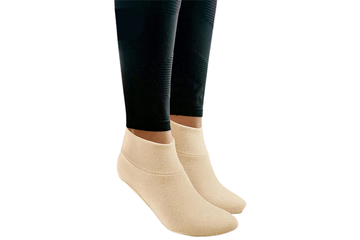Castor Oil Pack Wrap for Feet Reusable Castor Oil Compress for Women Ankle Support -Khaki