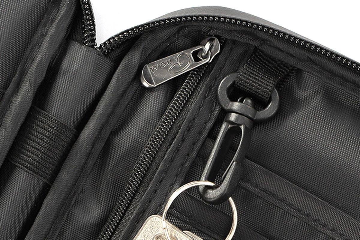 Travel Wallet and Family Passport Holder RFID Blocking Document Organizer-Black