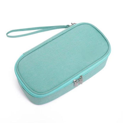 Insulated Insulin Cooling Bag ââ‚?Multi-Layer Medical Travel Cooler Emerald