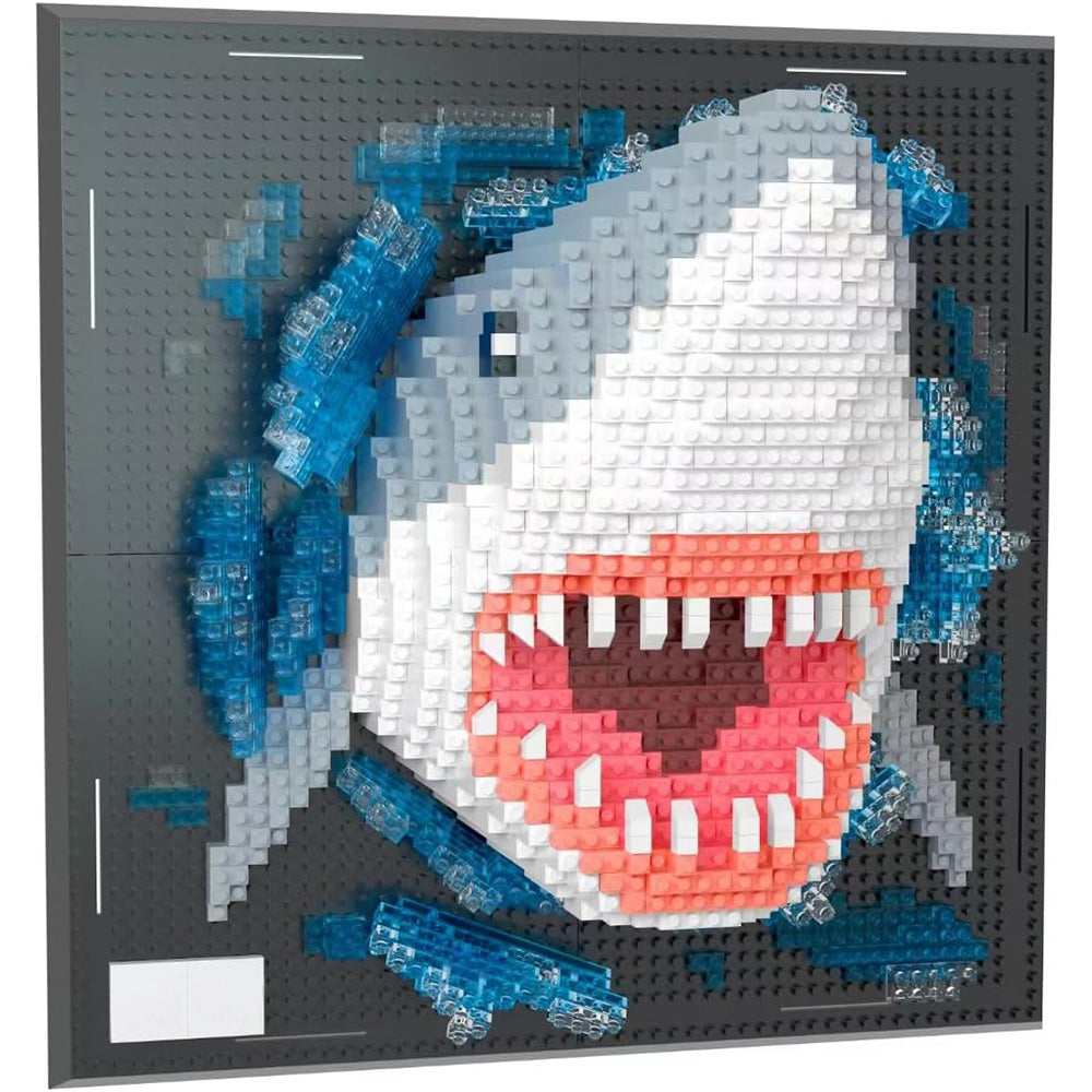 3D Animal Wall Art Building Blocks Creative DIY Home Decor for Kids Room Style 2