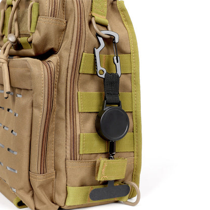 Multi-Function Retractable Carabiner with Lanyard