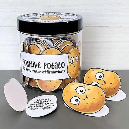 60PCS Positive Pickles Affirmation Cards Jar ¨C Motivational Gift for Women and Teens Style 2