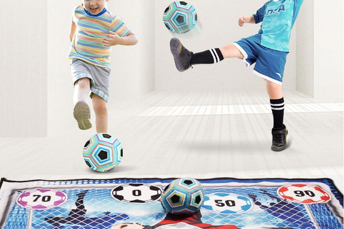 Portable Soccer Goal Set - Blue