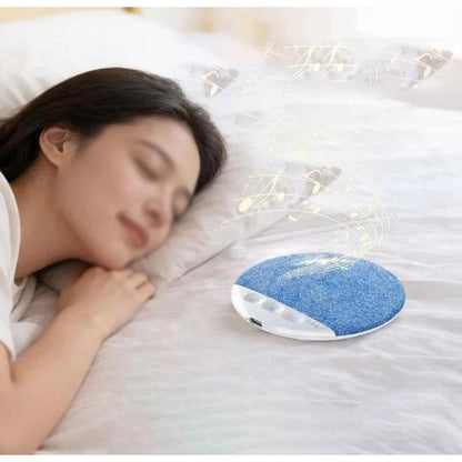 Under Pillow Speaker with White Noise Portable Bluetooth Speaker for Sleeping-White